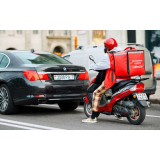 motoboy de entrega de pizza Ipanema